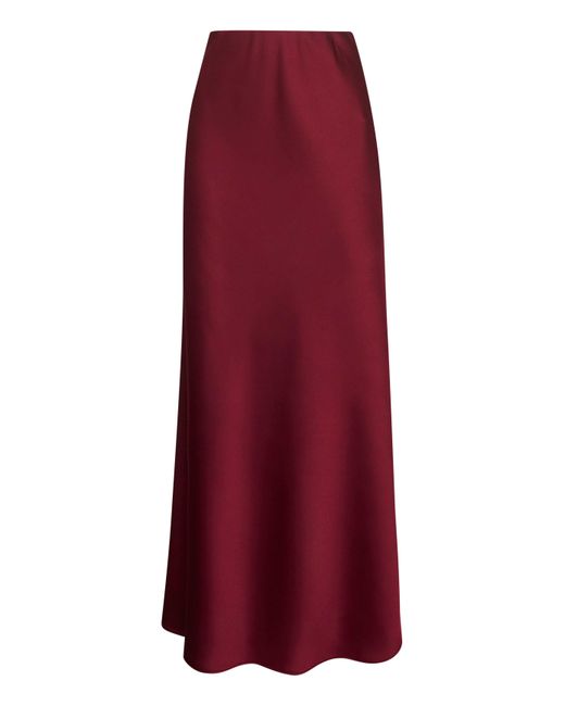 Gonna Lunga Svasata Garra di Blanca Vita in Red