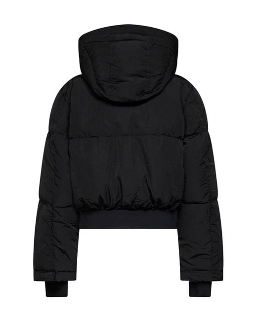DIESEL Black W-Peyt-Short-New-Wd Hooded Down Jacket