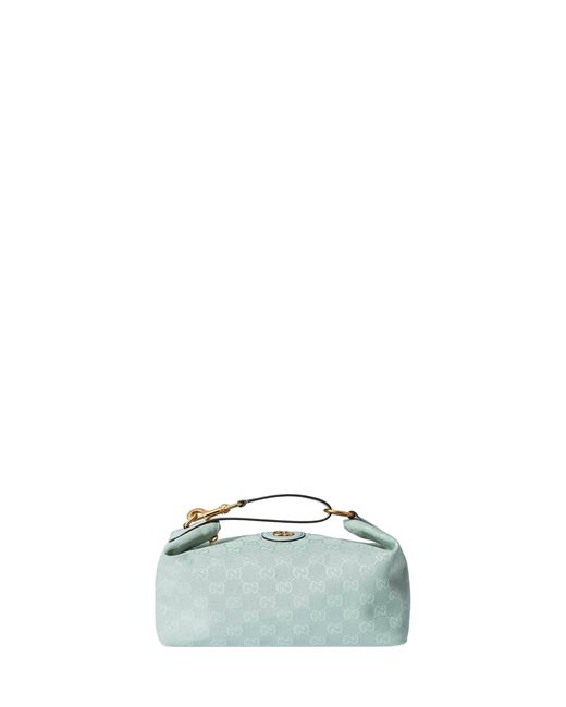 Gucci Green Icy Vanity Medium Top Handle Bag