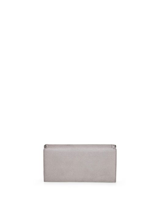 Stella McCartney White Light Falabella Wallet-On-Chain Crossbody