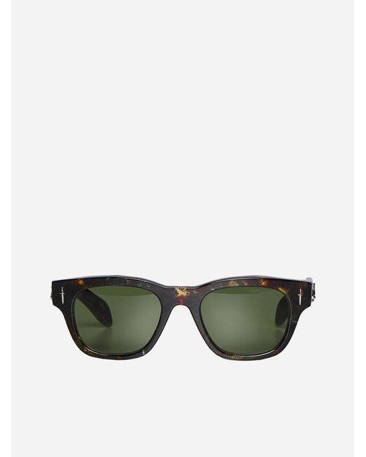 Cutler & Gross Green The Great Frog Crossbones Sunglasses for men