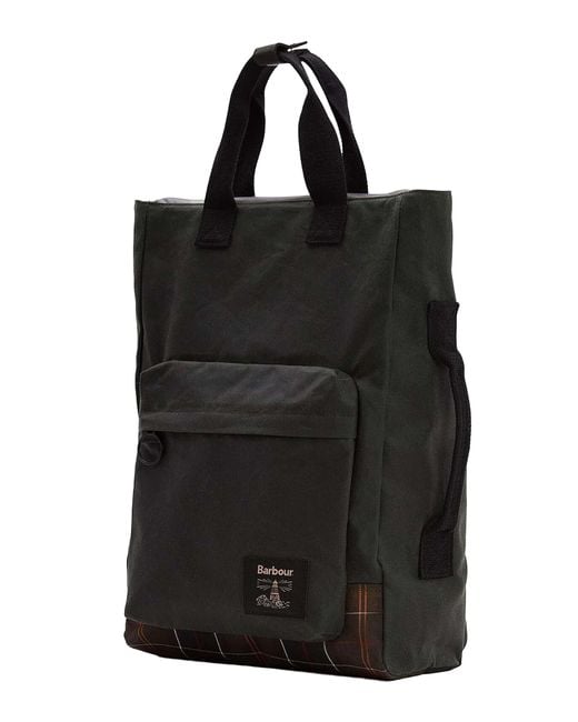 Barbour Black Sage Field Backpack for men
