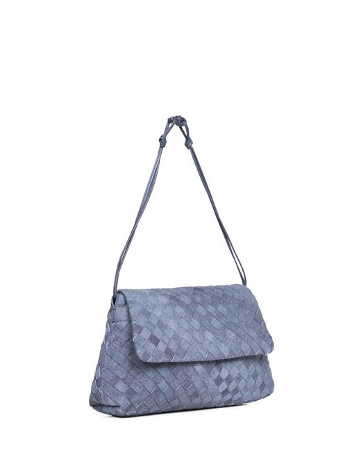 Bottega Veneta Blue Cloudy Giorno Pouch
