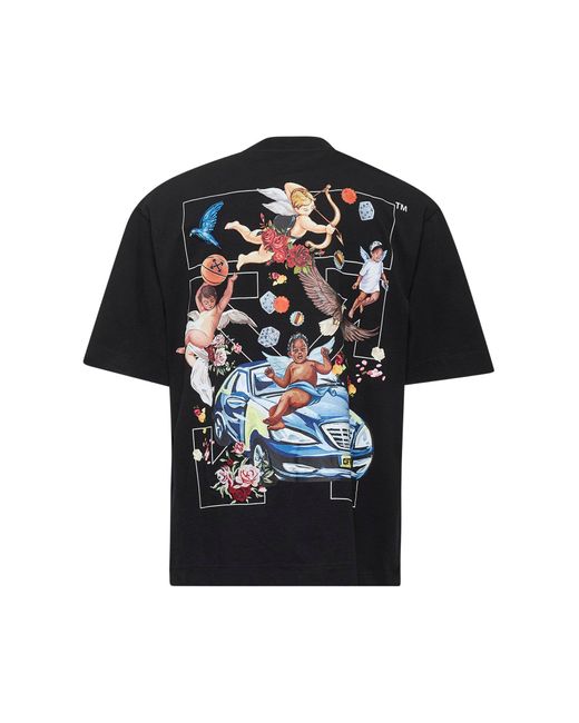 T-Shirt Fresco Arrow di Off-White c/o Virgil Abloh in Black da Uomo