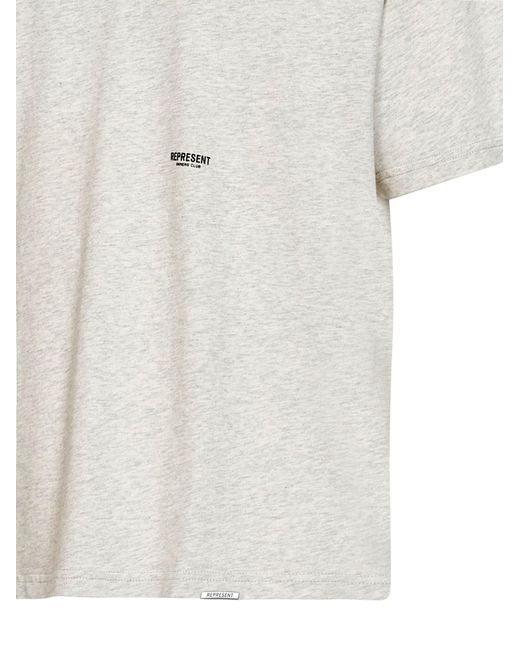 T-Shirt Micro Owners Club di Represent in White da Uomo