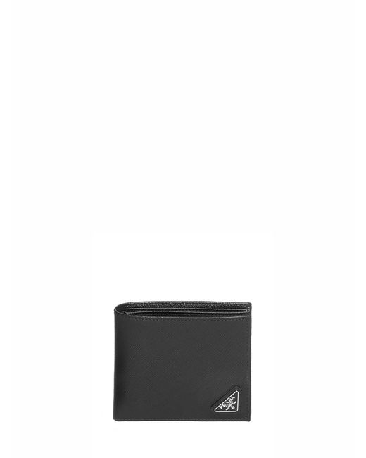 Prada White Saffiano Leather Wallet for men