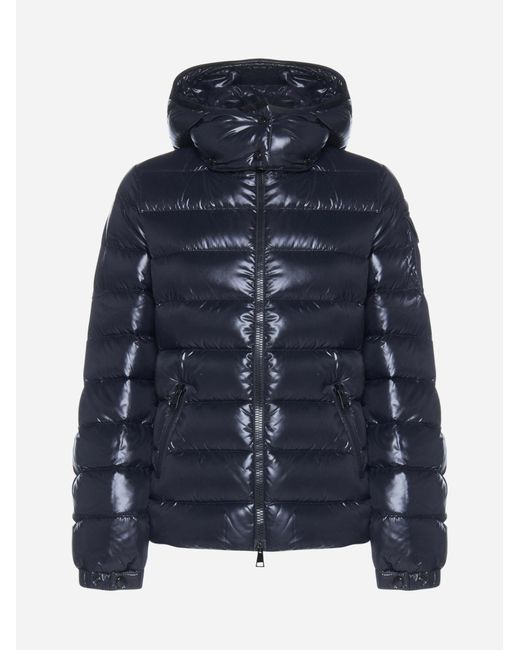 Moncler Blue Maya Quilted Nylon Down Jacket