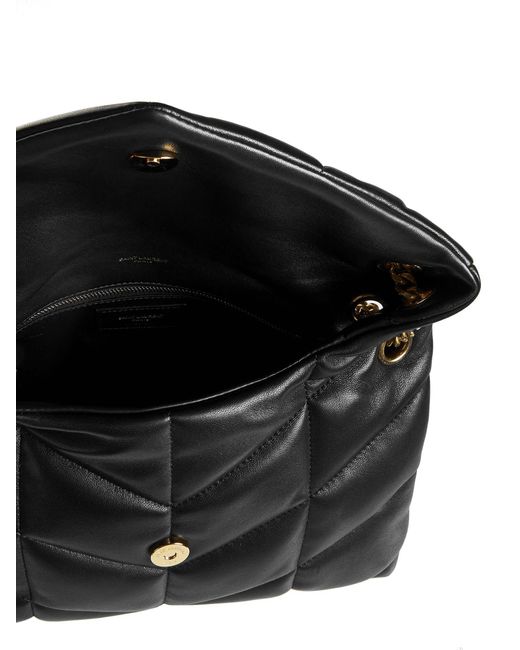 Saint Laurent Black Small Puffer
