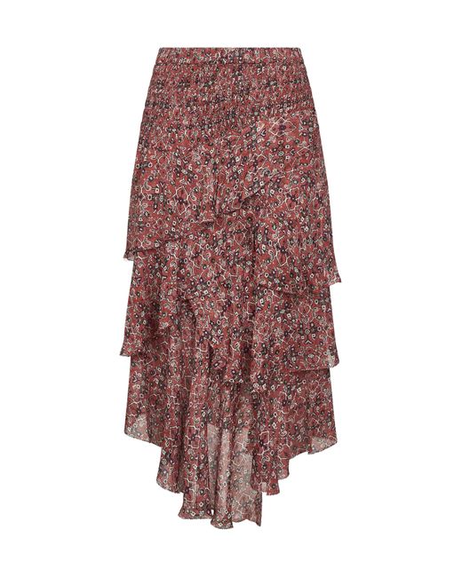 Gonna Midi Brigitte di Isabel Marant in Purple