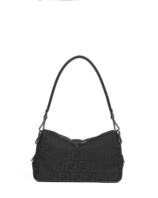 Fendi Black Lui Medium Squared Ff” Handbag <Br for men
