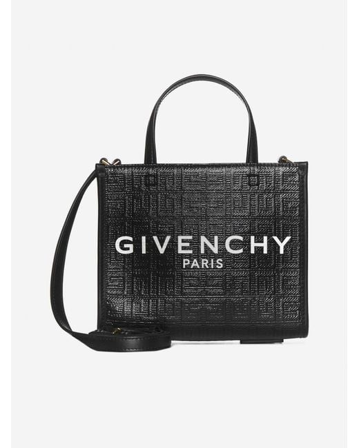 Givenchy 4g Coated Canvas Mini Tote Bag in Black | Lyst UK