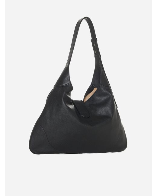 Gucci Black Aphrodite Large Leather Bag
