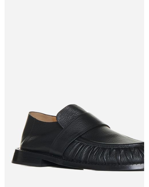 Marsèll Black Leather Loafers for men