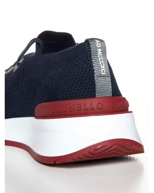 Brunello Cucinelli Blue Sneakers
