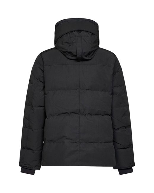Canada Goose Black Wyndham Hooded Parka for men
