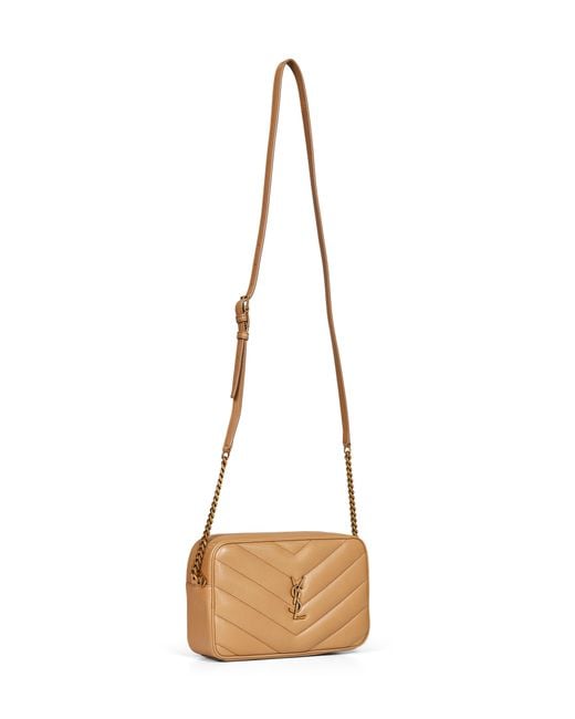 Saint Laurent Natural Tan Loulou Camera Bag