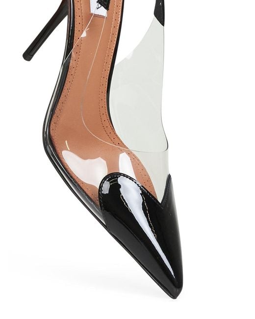 Alaïa White Le Cœur Slingback Pumps