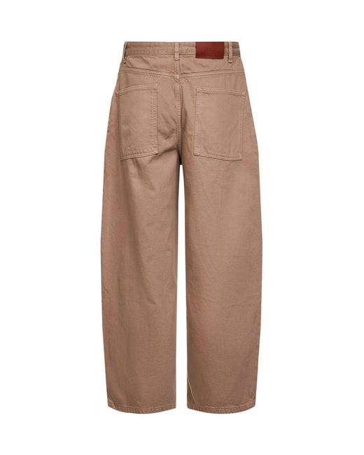 Studio Nicholson Brown Parcel Cotton Denim Paolo Jeans for men