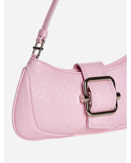 OSOI Pink Brocle Small Leather Bag