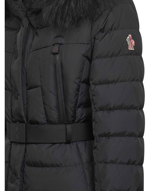 Moncler Black Beverley Hooded Ski Down Jacket