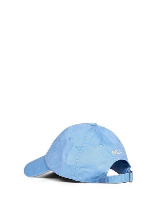 Polo Ralph Lauren Blue Bristol Cotton Chino Ball Cap for men
