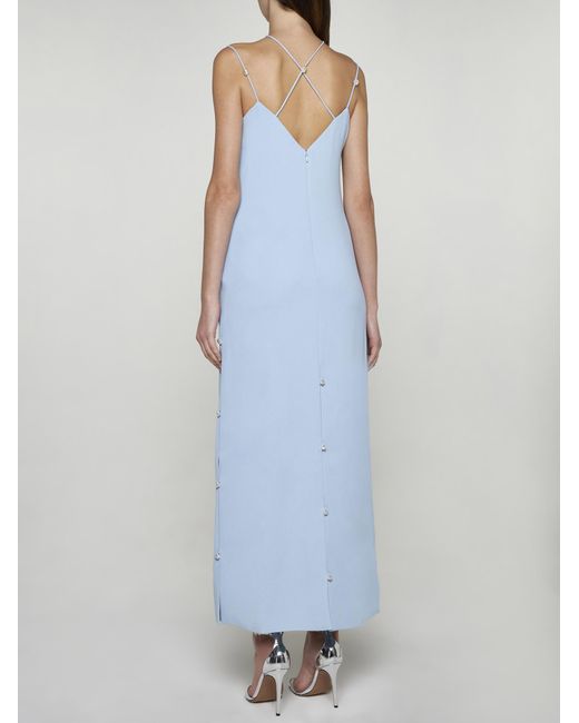 Stine Goya Blue Christabel Long Dress