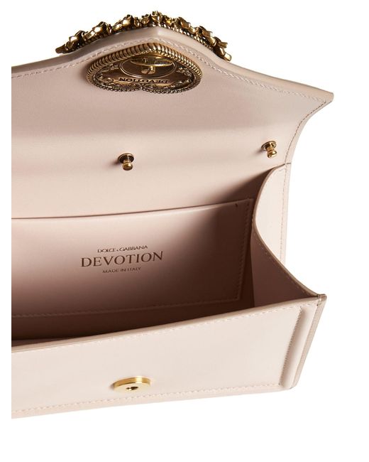 Borsa Devotion Piccola di Dolce & Gabbana in Natural