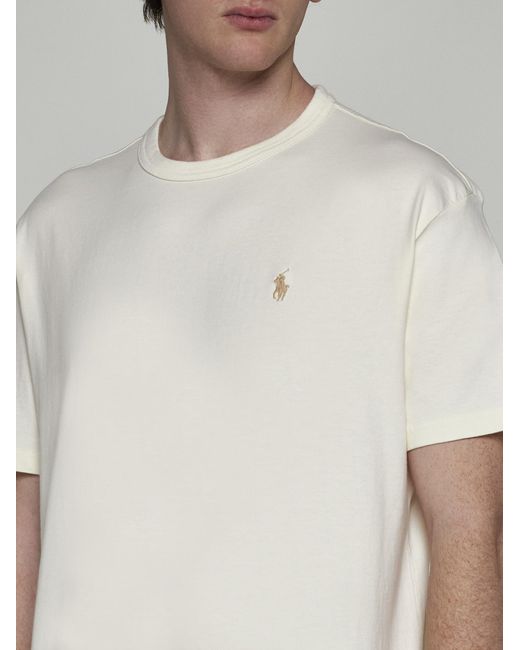 mens white ralph lauren t shirt
