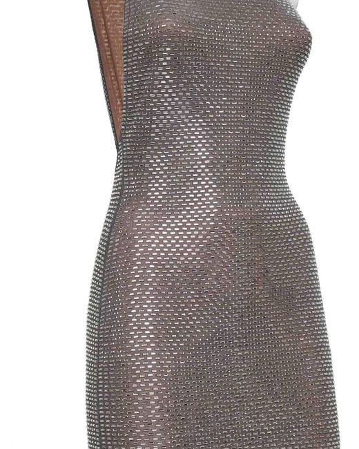 Self-Portrait Multicolor Self Portrait Rhinestone One-Shoulder Maxi Dress
