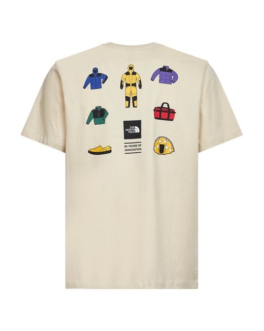 The North Face White Icon Celebration Regular T-Shirt for men