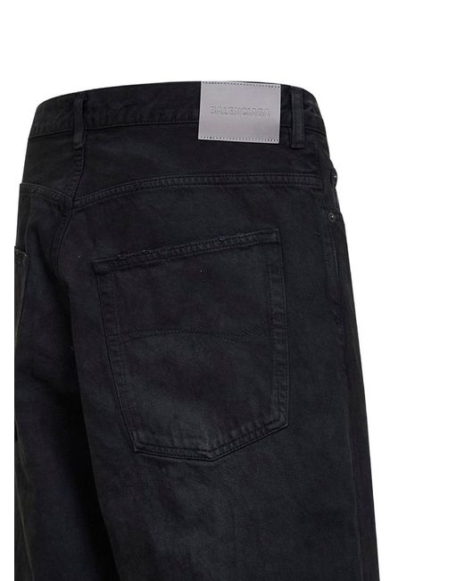 Balenciaga Blue Organic Japanese Denim Casual Jeans for men