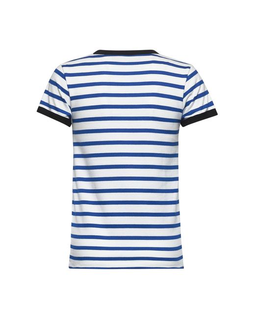 T-Shirt Con Ricamo di Valentino in Blue