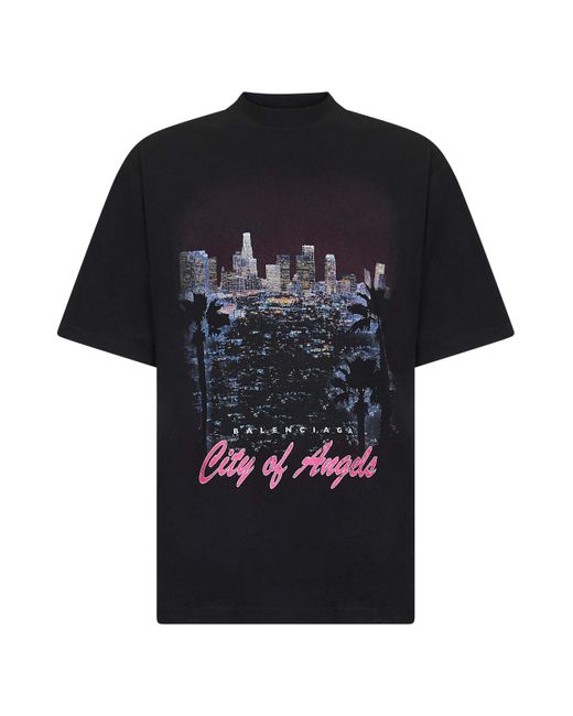 Balenciaga Black T-Shirts for men