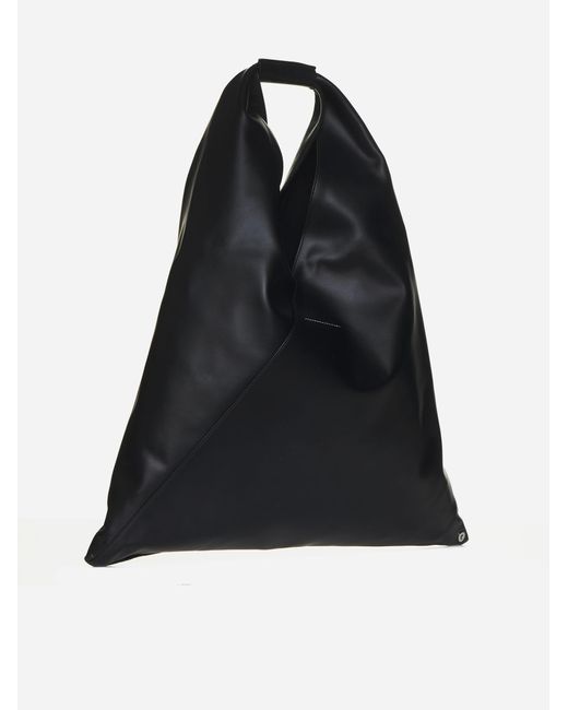 MM6 by Maison Martin Margiela Black Japanese Leather Handbag