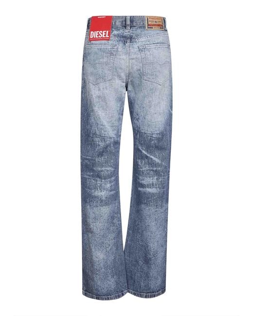 DIESEL Blue Light Regular Jeans 1971 D-Sent 068Ty