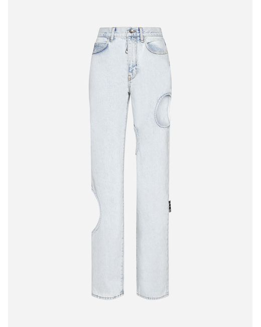 Off-White c/o Virgil Abloh Blue Meteor baggy Jeans