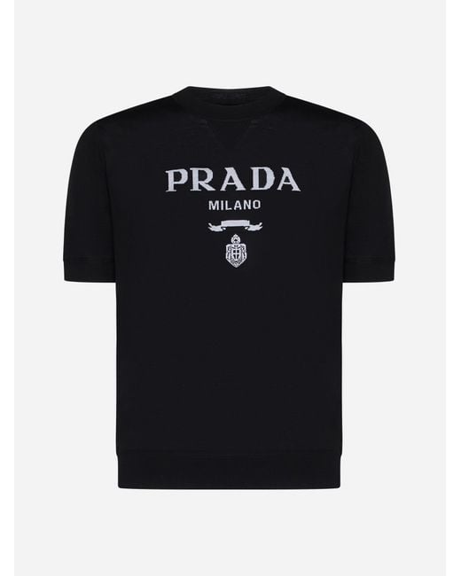 Prada Black Logo T-shirt for men