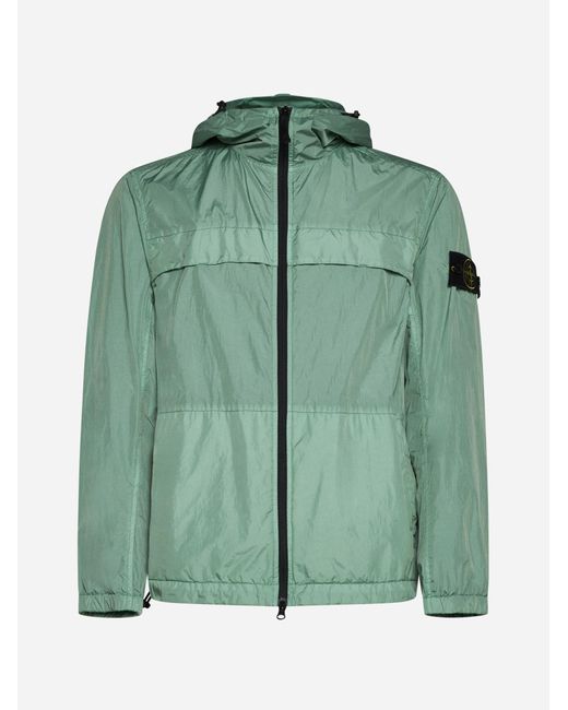 Stone island lamy velour two tone shop zip jacket