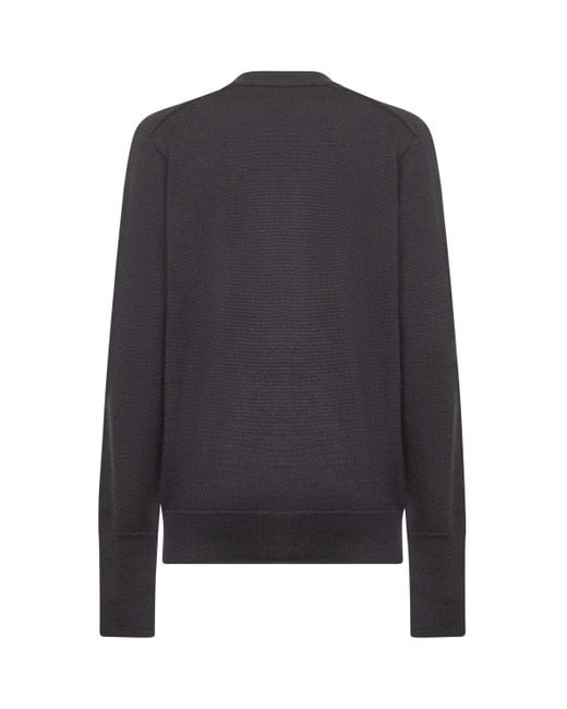 Studio Nicholson Blue Extra Fine Merino Wool Conan Cardigan