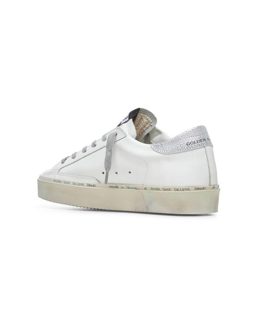 Golden Goose Deluxe Brand White Hi Star Sneakers