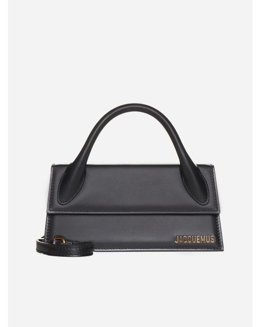 Jacquemus Black Le Chiquito Long Leather Bag