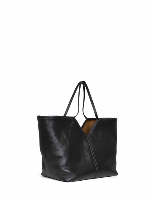 Saint Laurent Black Small Y Tote Bag
