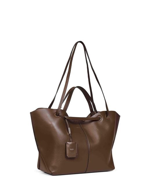 Borsa Shopper Mixeddouble di Max Mara in Brown