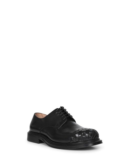 Bottega Veneta Black James Lace-Up Shoes for men