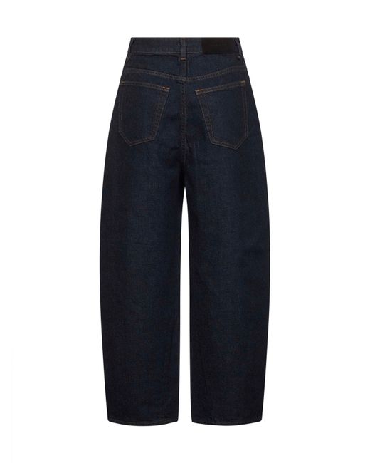 Givenchy Blue Cotton Denim Coccon Jeans