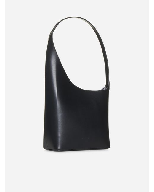 Aesther Ekme Black Demi Lune Leather Bag