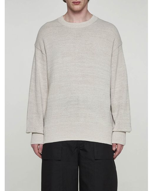 Studio Nicholson Gray Corde Cotton-blend Sweater for men