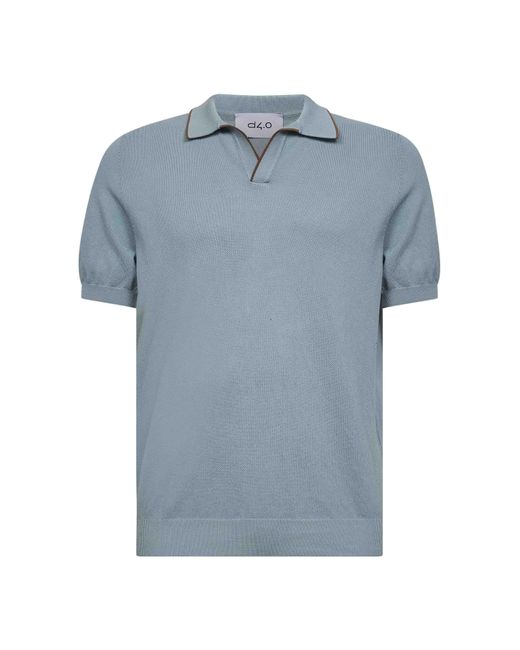Polo di D 40 in Blue da Uomo