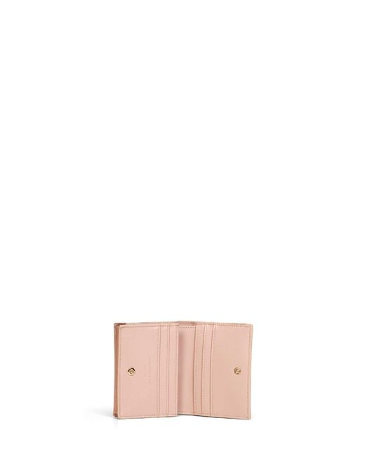 Stella McCartney Pink Blush Logo Bi-Fold Wallet