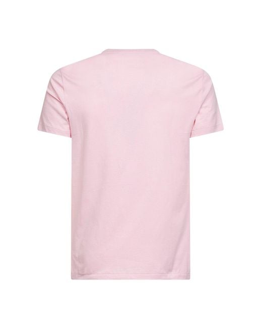 Polo Ralph Lauren Pink Garden Jersey Custom Slim-Fit Crewneck T-Shirt for men